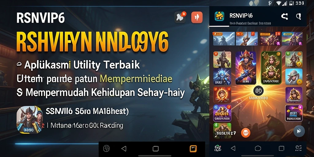 Tampilan antarmuka RSNVIP6 yang sederhana dan efektif untuk digunakan.
